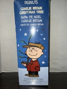 Peanuts 2016 Musical Charlie Brown Christmas Tree with Linus Blanket 24" NEW - Picture 1 of 6