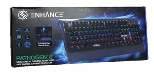 ENHANCE Gaming Keyboard with Blue Mechanical Switches - Pathogen 2 - Picture 1 of 11