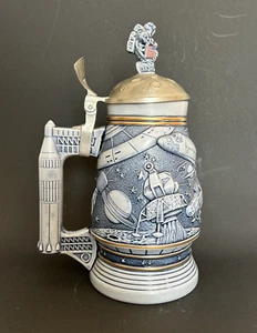 Avon Conquest Of Space Astronaut Space Shuttle Beer Stein Rockets - 1991 - NASA - Picture 1 of 24
