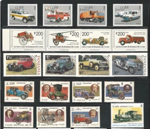 Cars: Good lot complete set + Souvenirs, MNH. EBW050 - Picture 1 of 2