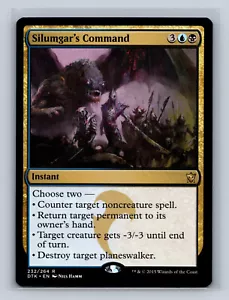 Magic the Gathering - MTG - DTK - Silumgar's Command - Rare - Picture 1 of 2