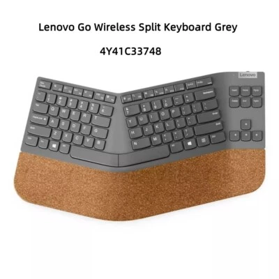 Original Lenovo Go Ergonomic 2.4G Wireless Split Keyboard 4Y41C33748 -US English - Image 1 of 4