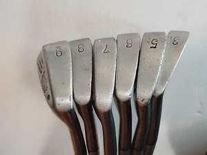 Vintage Kenneth Smith Golf Clubs 3,5,6,7,8,9 Iron Unrestored Right Hand - Picture 1 of 6