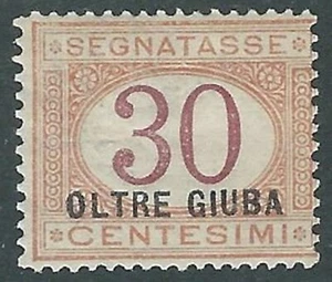 1925 OLTRE GIUBA SEGNATASSE 30 CENT MH * - I55-2 - Picture 1 of 1