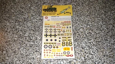 SET KIT DECALS ESCI N.97 AEREI  1:72 SIKORSKY S-58 BELL HU 1 NUOVO SIGILLATO - Immagine 1 di 2