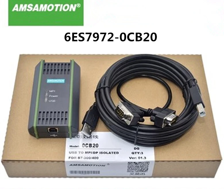 Suitable for Siemens s7-200 300 plc programming cable 6ES7972-0CB20. - Image 1 of 1