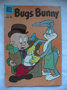 Bugs Bunny gold plated goldfish #71 Feb-March 1960 Dell comic book - Picture 1 of 3