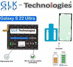 GLK pour Samsung Galaxy S22 ULTRA S908B batterie batterie batterie EB-BS908ABY sans kit - Photo 1/4