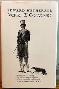 EDWARD WETHERALL VERSE & CONVERSE HC BOOK Illustrations By Jennifer Zibell Bryda - Picture 1 of 2