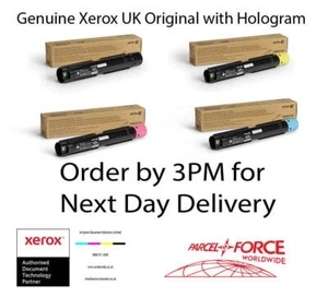 Xerox Xtra High Capacity CMYK Toner Set for VersaLink C7020 C7025 C7030 (106R037 - Picture 1 of 7