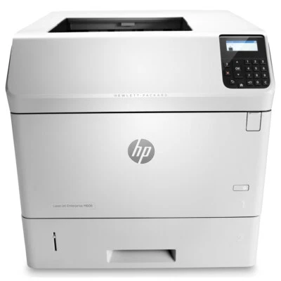 HP LaserJet Enterprise M606DN Mono A4 Printer, 100% Toner, Low Count, WARRANTY! - Image 1 of 4