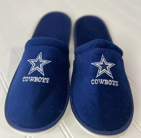 Forever Brand NFL Dallas Cowboys Men's Slide Slippers Collectibles Sz Large Cover