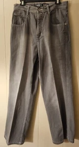 SouthPole Jeans Mens 32x32 Gray Y2K Jesse Pinkman Skater Baggy Wide Leg 82628 - Picture 1 of 7