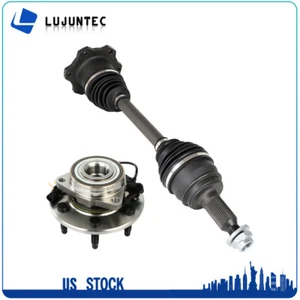 (2) Eje delantero CV 4x4 para GMC Sierra 1500 2014-2018 + cojinete de cubo de rueda - Imagen 1 de 15