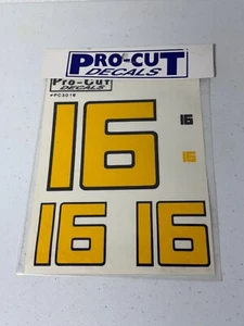 RC Pro-cut Procut PC3016 Vintage 16 Chattanooga Sticker Decal Sheet NEW 1/10 R/C - Picture 1 of 2