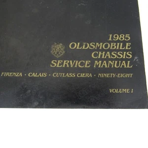 1985 Oldsmobile Chassis Service Manual Volume 1 and Volume 2 General Motors - Picture 1 of 8
