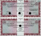 FOKKER Flugzeugfabrik Amsterdam Aircraft America 1989 Obligation 1000 Gulden RAR