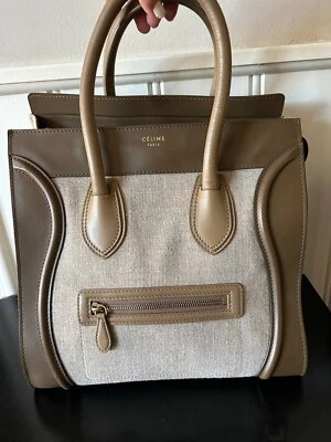 Celine Leather Tricolor Luggage bag Brown - Image 1 of 4