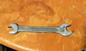 Select Stahl Maulschlüssel, 3/8 Zoll - 7/16 Zoll, Made in USA, Vintage - Bild 1 von 3