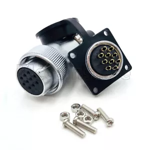 WS24 10 pin Waterproof Power connector Plug Socket,Wire aviation cable connector - Picture 1 of 6