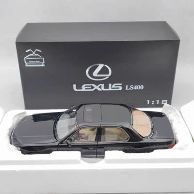 1:18 Toyota Lexus LS400 First Generation Diecast Model Collection Black & Gray - Image 1 of 4