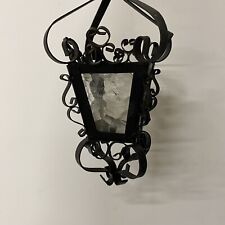 antique french lantern glass iron gothic country house porch light arts crafts
