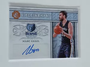 2016-17 Panini Excalibur Marc Gasol */149 Caligrafía Firma #CAL-MG Automático - Imagen 1 de 2