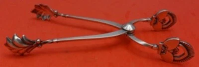 Pinza de hielo de plata esterlina Cactus de Georg Jensen 5 5/8" reliquia para servir Foto 1 de 2