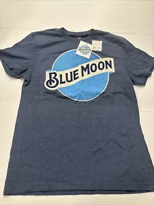 Blue Moon Beer Logo T-Shirt Adult Small New With Tags Official Merchandise - Picture 1 of 5