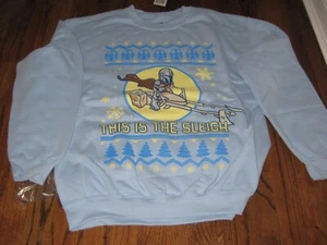 Star Wars The Mandalorian The Child Ugly Christmas Sweat Shirt--Medium - Picture 1 of 3