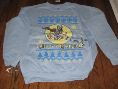 Star Wars The Mandalorian The Child Ugly Christmas  Sweat Shirt--Medium - Image 1 of 3