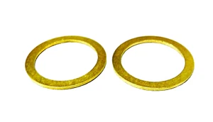 Steamer Sight Glass Brass Washers 5/8" I.D. Gauge Glass Brass Friction Ring Part - Picture 1 of 4