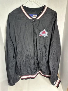 Pullover negro grande vintage años 90 Starter Colorado Avalanche NHL - Imagen 1 de 9