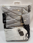 Urbo Mamas &amp; Papas Black Gray Infant Cosy Toes Footmuff Stroller Liner Baby New