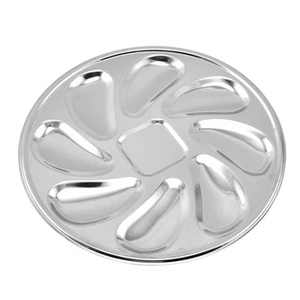 Premium Edelstahl Meeresfrüchte Pfanne Schale für Escargot Kochen und Servieren - Bild 1 von 17