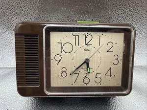 COPAL; #HQ363 BROWN MELODY WECKER - QUATZ CLOCK - TESTED - Bild 1 von 6
