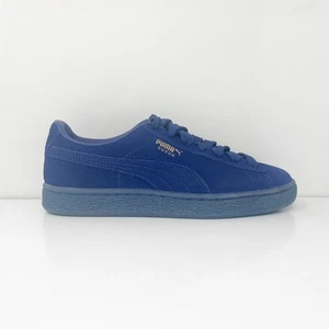 Puma Boys Suede Classic 381470-02 Blue Casual Shoes Sneakers Size 4C - Picture 1 of 12