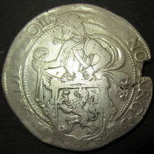 First Silver Dollar 1576 Dutch Colonial Holland mint 450 years old Early date RR - Picture 1 of 3