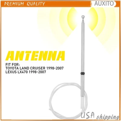 Power Antenna Mast 86337-60151 for Toyota Land Cruiser 1998 1999 2000-2007  Y - Image 1 of 4