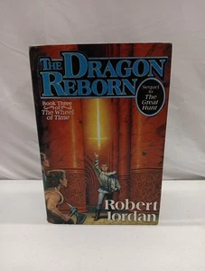 The Dragon Reborn Wheel Of Time Book 3 By Robert Jordan Hardcover Good Condition - Picture 1 of 8