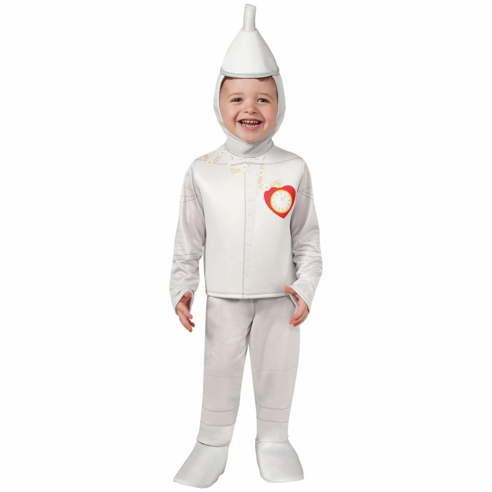 Disfraz de Tin Man Clásico El Mago de Oz Libro de Cuentos Semana Niño Pequeño Foto 1 de 1