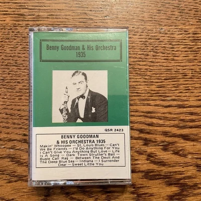 Benny Goodman & His Orchestra "1935" Cassette NM Free Shipping Foto 1 de 2