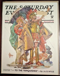 Saturday Evening Post - March 10, 1934 --J.C. Leyendecker COVER ONLY - Picture 1 of 1