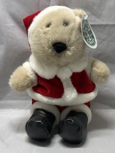 "Oso de peluche Starbucks Bearista Barista Santa 12ª edición 2000-10"" nuevo con etiquetas" - Imagen 1 de 7