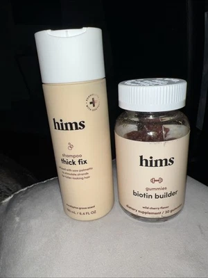 Him's Total Hair Package ToSupport Hair GrowthShampoo+Gummy Vitamins2 Pack - Image 1 of 4