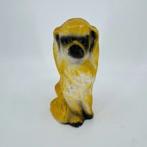 Vintage Chalkware Carnival Prize Cocker Spaniel Dog Hand Painted 6" Tall - Picture 1 of 7