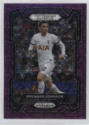 2023-24 Panini Prizm Premier League Breakaway Purple /25 Brennan Johnson #123 - Image 1 of 2