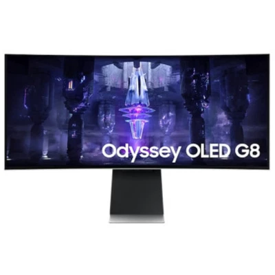 Samsung 34" Odyssey OLED UWQHD 175Hz 0.3ms 1800R Curved Monitor 21:9 S34BG850SU - Image 1 of 3