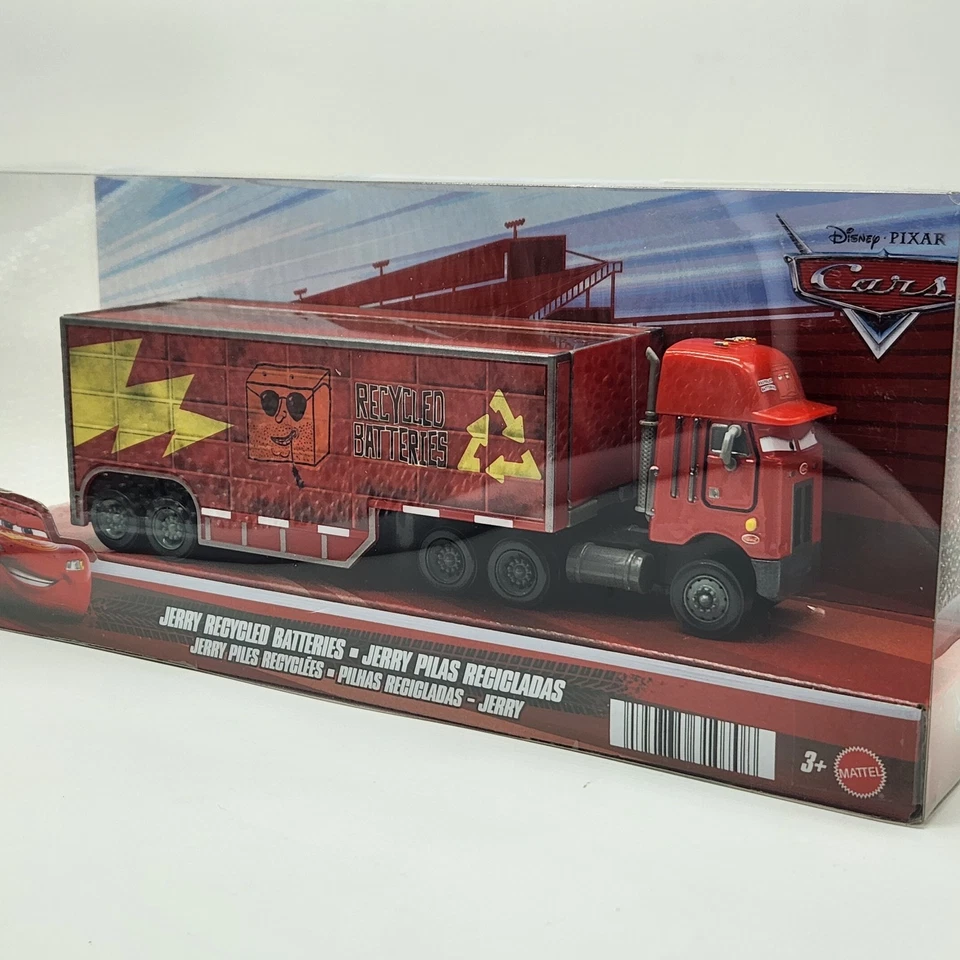 Jerry Recycled Batteries Hauler Disney Pixar Cars 2025 Diecast 1:55 Truck - Image 1 of 4