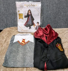 Harry Potter Hermione Halloween Costume Child's Large Ages 10 - 12 Dress & Robe - Picture 1 of 4